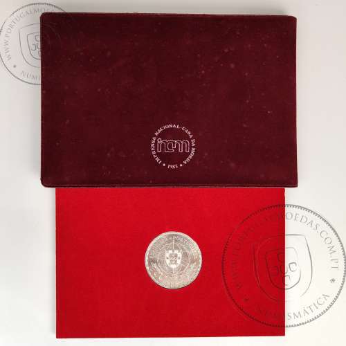 Portugal, 1000 Escudos Camões 1980 Silver BNC, 1000 Escudos 1983, 4th Centenary of the Death of Camões 1580-1980, with wallet G