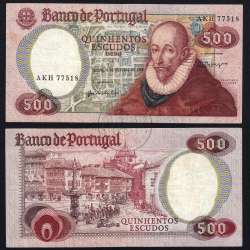 500 Escudos 1979 Francisco Sanches 04/10/1979, 500$00 Quinhentos Escudos 04/10/1979 Chapa:11 Banco de Portugal, (C), Pick 177