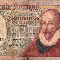 500 Escudos 1979 Francisco Sanches 04/10/1979, 500$00 Quinhentos Escudos 04/10/1979 Chapa:11 Banco de Portugal, (MC), Pick 177