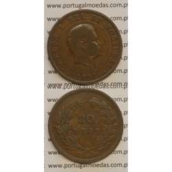 20 REIS BRONZE 1891 (BC) - D. CARLOS I
