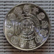 1000 Escudos 1992 Encontro de Dois Mundos (prata), moeda em prata de 1000$00 1992 Encontro de dois Mundos, KM657 b