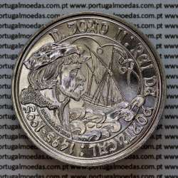1000 Escudos 1995 D. João II, prata, 1000$00 1995 D. João II em prata, World Coins Portugal KM 685 a