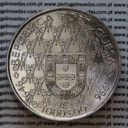 1000 Escudos 1996 Nossa Senhora da Conceição Padroeira de Portugal, 1000$00 1996 Nossa Senhora da Conceição Prata, KM696 b