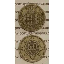 50 REIS CUPRO NÍQUEL 1900 (BC) - D. CARLOS I