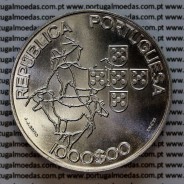 1000 Escudos 2000 Presidência do Conselho da União Europeia, moeda prata 1000$00 2000 Presidência Conselho U.E., KM 724b