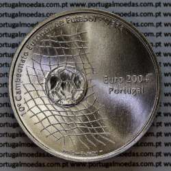 1000 Escudos 2001 EURO 2004, 10º Campeonato Europeu de Futebol UEFA, moeda prata 1000$00 2001 Futebol EURO 2004, Portugal KM734a