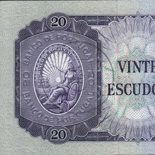 Nota de 20 Escudos 1960 D.António Luiz de Menezes, 20$00 26/07/1960 Chapa: 6A - Banco de Portugal (QNC)