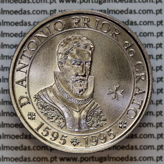 100 Escudos 1995 D. António Prior do Crato 1595-1995, cuproníquel, 100$00 1995 D. António Prior do Crato, World Coins KM 680