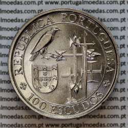 100 Escudos 1995 D. António Prior do Crato 1595-1995, cuproníquel, 100$00 1995 D. António Prior do Crato, World Coins KM 680 a