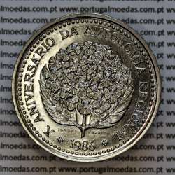 100 Escudos 1986 X Aniversário da Autonomia Regional dos Açores, 100$00 1986 X Aniversário Autonomia Regional, Azores KM45