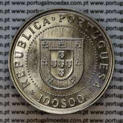Portugal, Copper-nickel coin 100 Escudos 1990 Restoration of Independence 1640-1990, 350th Anniversary, W. Coins Portugal KM 651 Portugal, Copper-nickel coin 100 Escudos 1990 Restoration of Independence 1640-1990, 350th Anniversary, W. Coins Portugal KM 651