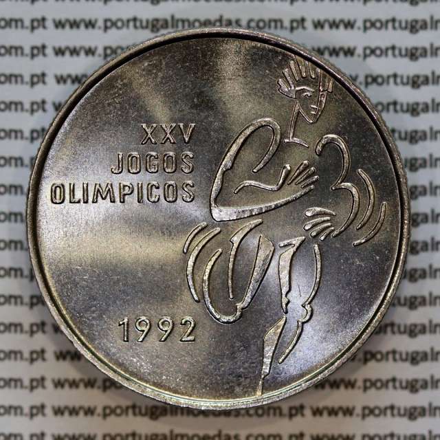 Portugal, Copper-nickel coin of 200 Escudos 1992 of XXV Olympic Games in Barcelona, World Coins Portugal KM 662 a