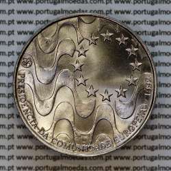Portugal, Copper-nickel coin of 200 Escudos 1992 of Portugal's Presidency of the European Community, World Coins Portugal KM 663