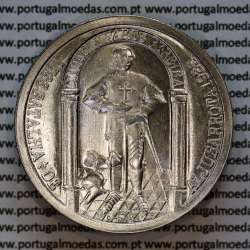 100 Escudos 1985 Batalha de Aljubarrota 1385, D. Nuno Álvares Pereira, moeda cuproníquel 100$00 1985 Batalha de Aljubarrota