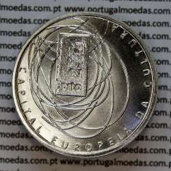 500 Escudos 2001 Porto 2001, Capital Europeia da Cultura, moeda prata 500$00 2001Capital Europeia da Cultura, W. Coins KM 733 a 500 Escudos 2001 Porto 2001, Capital Europeia da Cultura, moeda prata 500$00 2001Capital Europeia da Cultura, W. Coins KM 733 a