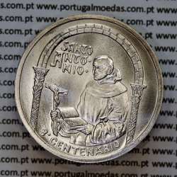 Portugal, silver coin 500 Escudos 1995 Saint Anthony , 8th centenary of birth, World Coins Portugal KM 686 a
