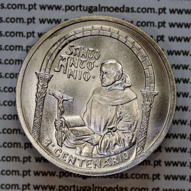 Portugal, silver coin 500 Escudos 1995 Saint Anthony , 8th centenary of birth, World Coins Portugal KM 686 a