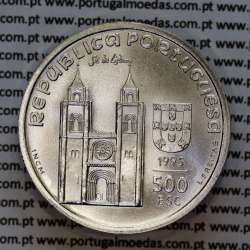 500 Escudos 1995 Santo António, 8º Centenário, moeda prata 500$00 1995 8º Centenário nascimento Santo António, KM686 b