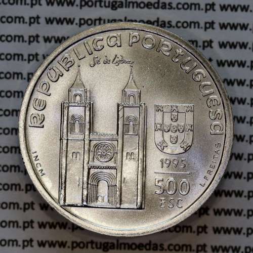 Portugal, silver coin 500 Escudos 1995 Saint Anthony , 8th centenary of birth, World Coins Portugal KM 686 b