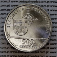 500 Escudos 1998 Ponte Vasco da Gama, moeda prata 500$00 1998 Ponte Vasco da Gama, World Coins Portugal KM 705 b