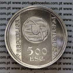 500 Escudos 1996 Banco de Portugal, moeda prata 500$00 1996 Banco de Portugal, World Coins Portugal KM 702 b