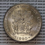 25 Escudos e 100 Escudos Região Autónoma dos Açores 1980, série duas moedas cuproníquel da Autonomia Regional dos Açores 2