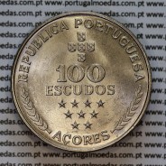 100 Escudos 1980 Região Autónoma dos Açores, moeda cuproníquel 100$00 1980 Região Autónoma dos Açores, W. Coins KM44