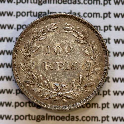 100 réis 1851 prata D. Maria II, Tostão prata 1851, (Bela), World Coins Portugal KM 488