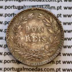 100 réis 1853 prata D. Maria II, Tostão prata 1853, (Bela), World Coins Portugal KM 488