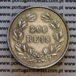 Portugal, silver coin of 200 réis 1843 of D. Maria II, Silver two Tostões of 1843, (VF-), World Coins Portugal KM 474