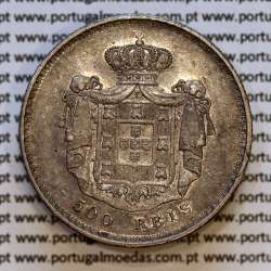 Portugal, silver coin of 500 réis 1846 of D. Maria II, Silver 5 Tostões of 1846, (XF+), World Coins Portugal KM 471