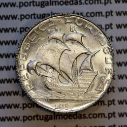 2$50 1937 ou 2.50 1937 prata, 2 escudos e 50 centavos 1937 em prata da Republica Portuguesa), (Soberba), W. Coins Portugal KM580