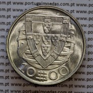 10 Escudos 1948 prata da Republica Portuguesa,