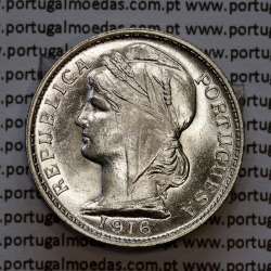 Portugal, silver coin of 20 centavos 1916, $20 centavos of the Portuguese Republic, (UNC), World Coins Portugal KM 562