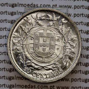 20 centavos 1916 prata da Republica Portuguesa.