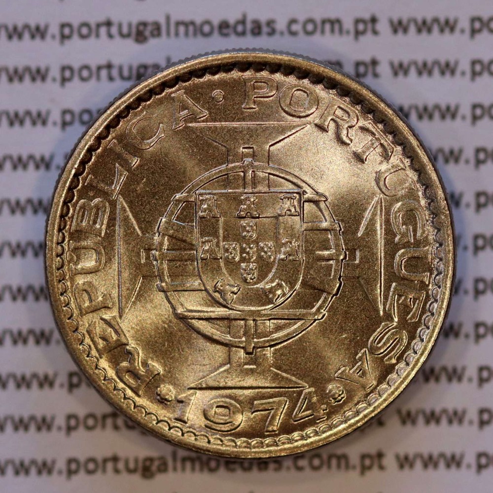 Angola 5 Escudos 1974 cuproníquel