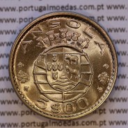 Angola 5 Escudos 1974 cuproníquel