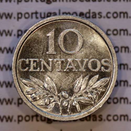 10 centavos 1969 Alumínio Republica Portuguesa, tostão alumínio 1969, (Bela/Soberba), World Coins Portugal KM 594