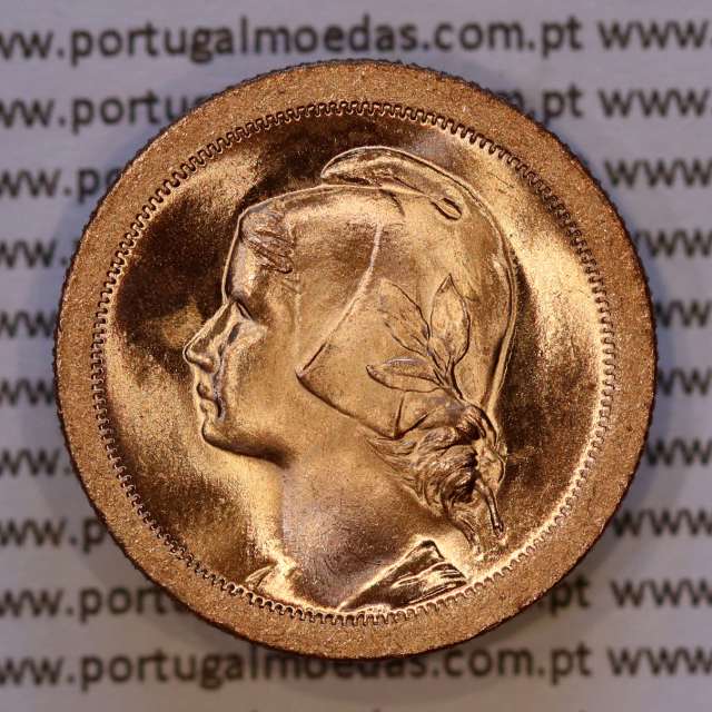 Portugal, bronze coin of 10 centavos 1938 of the Portuguese Republic, (UNC), World Coins Portugal KM 573
