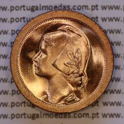 Portugal, bronze coin of 10 centavos 1938 of the Portuguese Republic, (UNC), World Coins Portugal KM 573