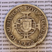 Guiné 20$00 1952 prata, 20 escudos 1952 prata Ex-colónia Portuguesa da Guiné , (MBC), World Coins Portuguese Guinea KM 11