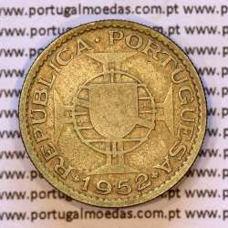 Guiné 10$00 1952 prata, 10 escudos 1952 prata Ex-colónia Portuguesa da Guiné , (BC/MBC), World Coins Portuguese Guinea KM 10