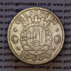 Guiné 10$00 1952 prata, 10 escudos 1952 prata Ex-colónia Portuguesa da Guiné , (BC), World Coins Portuguese Guinea KM 10