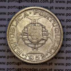 Guiné 10$00 1952 prata, 10 escudos 1952 prata Ex-colónia Portuguesa da Guiné , (BC), World Coins Portuguese Guinea KM 10