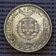 Angola, 20$00 1955 prata, 20 escudos prata 1955 Angola Ex-colónia Portuguesa, (Soberba), World Coins Angola KM 74