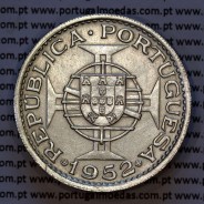 Angola, 20$00 1952 prata, 20 escudos prata 1952 Angola Ex-colónia Portuguesa, (Bela), World Coins Angola KM 74