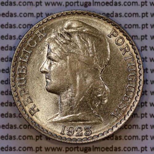 50 Centavos 1923 Níquel Angola, "$50" cinquenta centavos 1923 Ex-Colónia Portuguesa Angola, (Bela-), World Coins Angola KM 65