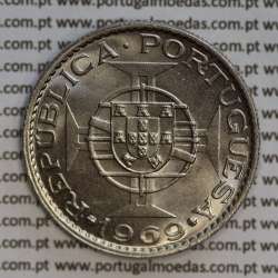 Angola 10$00 1969 cuproníquel, (10 escudos Cupro-Níquel 1969), (Soberba) 10 Escudos copper-nickel 1969 World Coins Angola KM 79