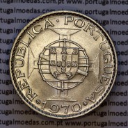 Angola 10$00 1970 cuproníquel, 10 escudos 1970 Cupro-Níquel, Ex-Colónia Portuguesa de Angola, (Soberba), World Coins Angola KM79