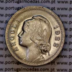 Angola, copper-nickel coin 20 centavos 1921 of Former Portuguese colony of Angola, (VF+), World Coins Angola KM 64